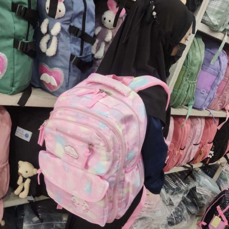 Ransel ABG Remaja Sekolah Anak Backpack Korea 801 cewek