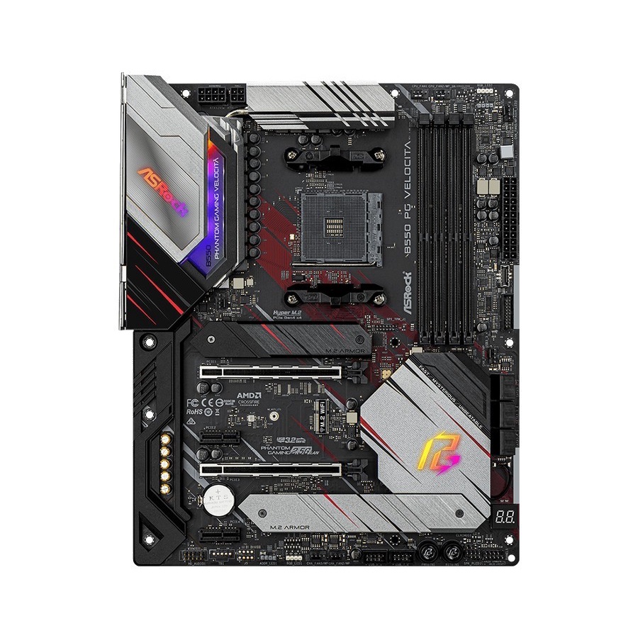 ASRock B550 Phantom Gaming Velocita (AMD B550,AM4,DDR4) Gen Ryzen 3rd