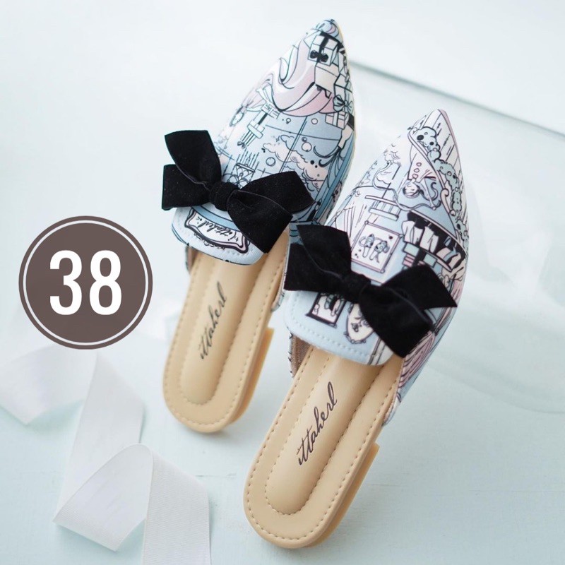 Ittaherl joy mules pointy mint