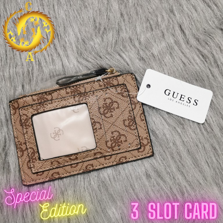 [BUY 2 GET 1 FREE] GUESS MINI WRISLET CARD HOLDER 3 SLOT ORIGINAL