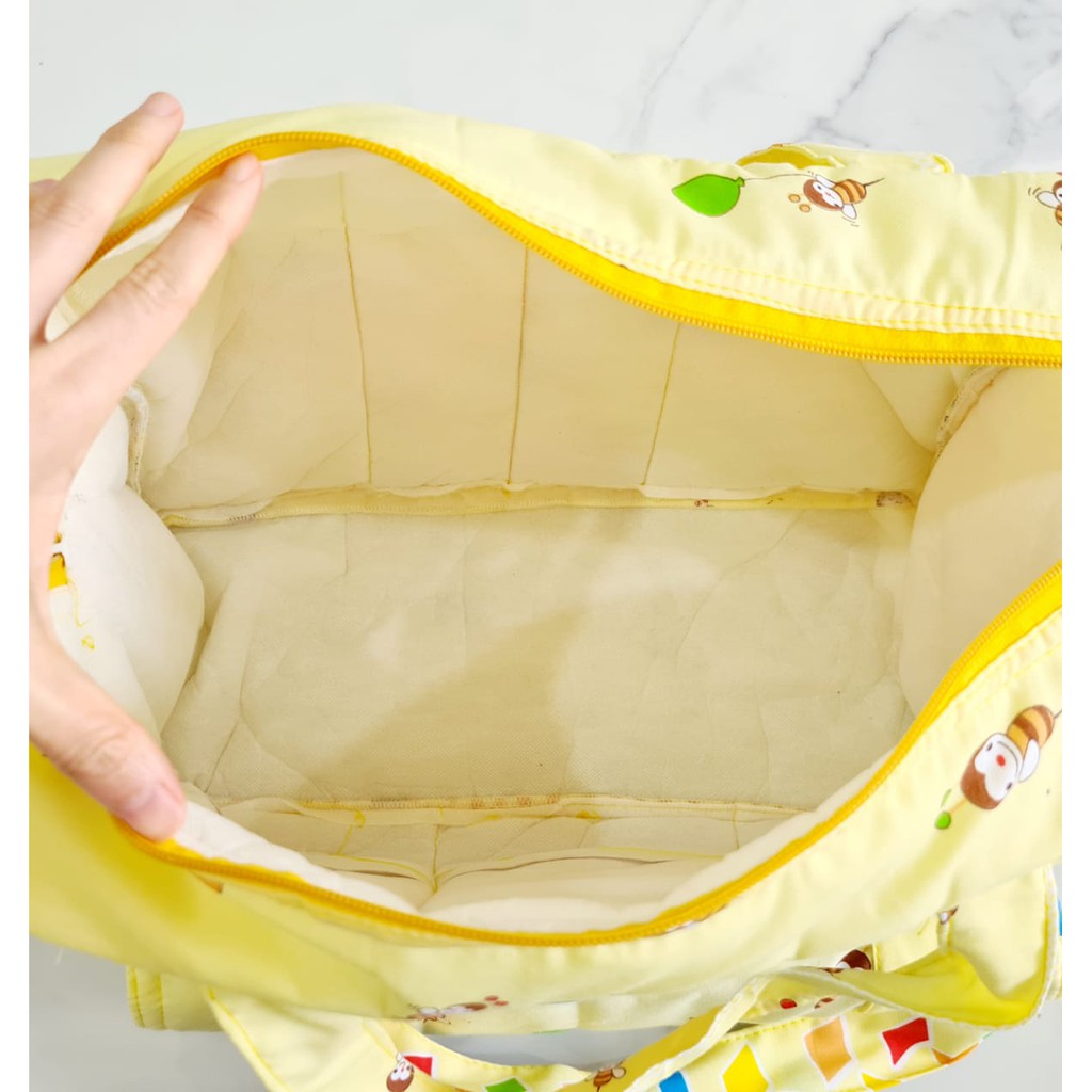 Tas Bayi BESAR murah Strawbery Tersedia Perlak pangku Tas perlengkapan popok Diapers motif TA-07