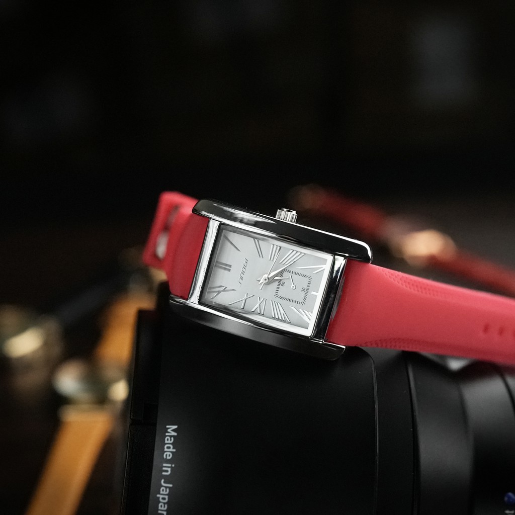 Sinobi Jam Tangan Karet Wanita SS21-2 9283 Merah