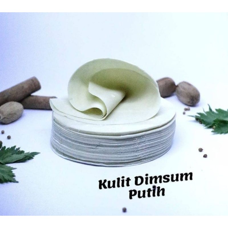 Kulit Dimsum Isi 50 Lembar Diameter 10cm Kulit Pangsit Kulit Gyoza Kulit Hakau Halal