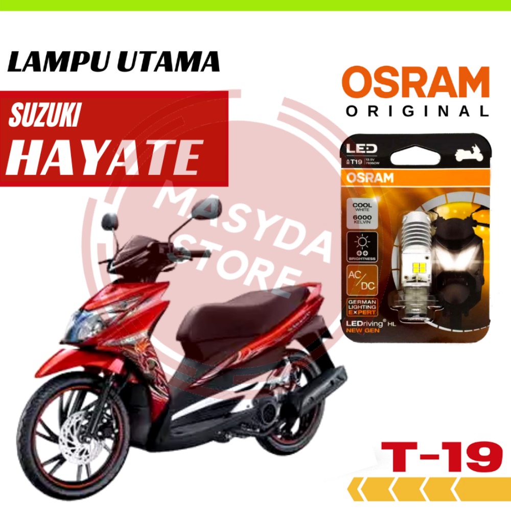 LAMPU DEPAN LED MOTOR HAYATE ORIGINAL OSRAM