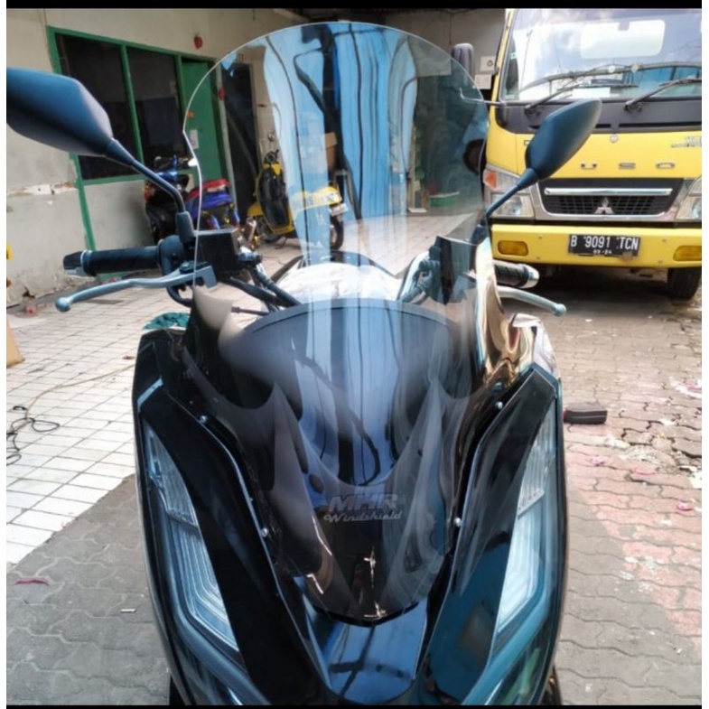 Winshield/ Visor New PCX 160 Black Series TwoTone MHR BestQuality