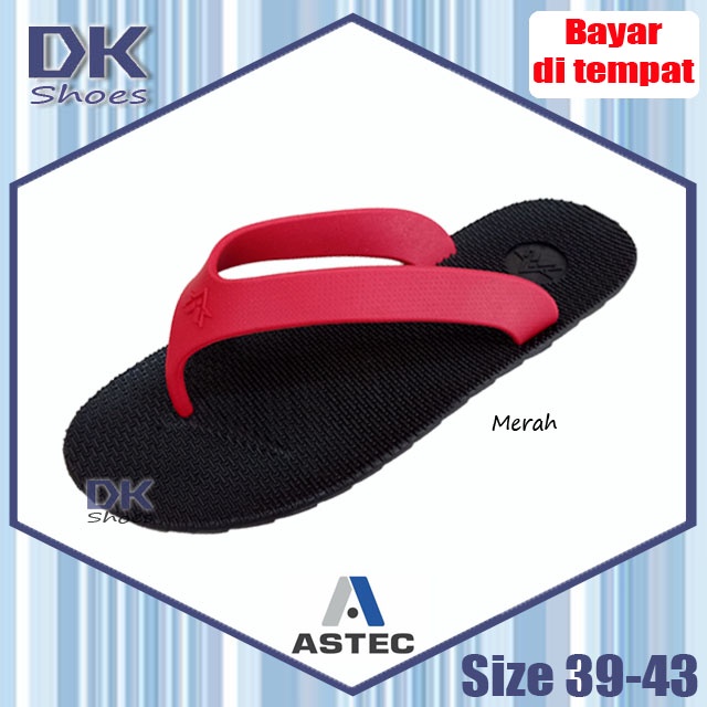 Astec 39-43 Sandal Jepit PVC Pria / Sandal Jepit Santai Tahan Air