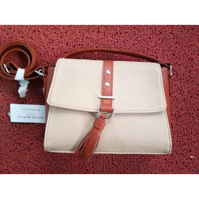 Sophie paris/sophie martin/sophie martin paris/tas impor/ tas ruim beige sophie paris
