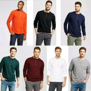 Promo KAOS HENLEY GOODFELLOW KAOS PRIA BIGSIZE KAOS COWO LENGAN PANJANG KAOS JUMBO SIZE Murah