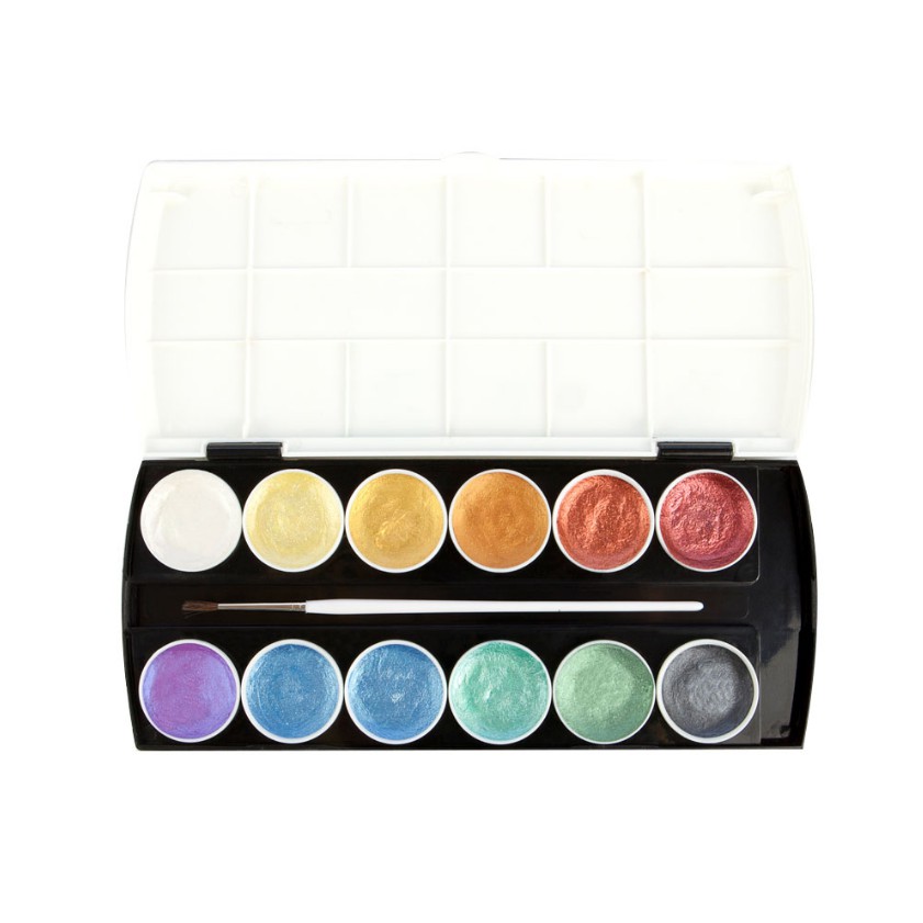 Art Philosophy - Metallic Accents Watercolor Set