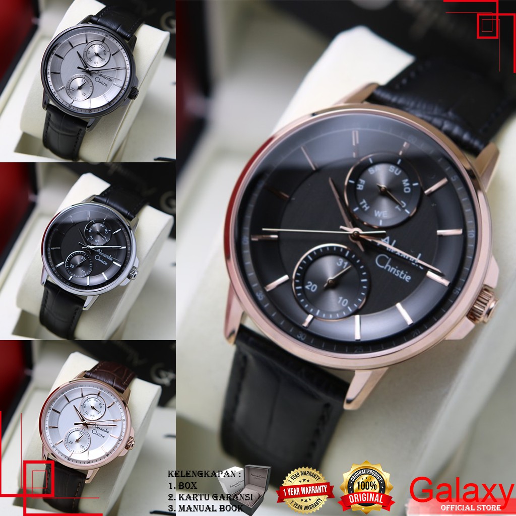 ALEXANDER CHRISTIE PRIA ORIGINAL JAM TANGAN ALEXANDRE CHRISTIE PRIA JAM ALEXANDER CRISTIE AC 6576