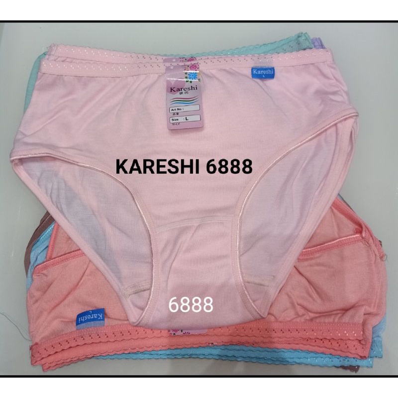 12 PCS/Grosir Celana Dalam Wanita Kareshi CD wanita/LUSINAN