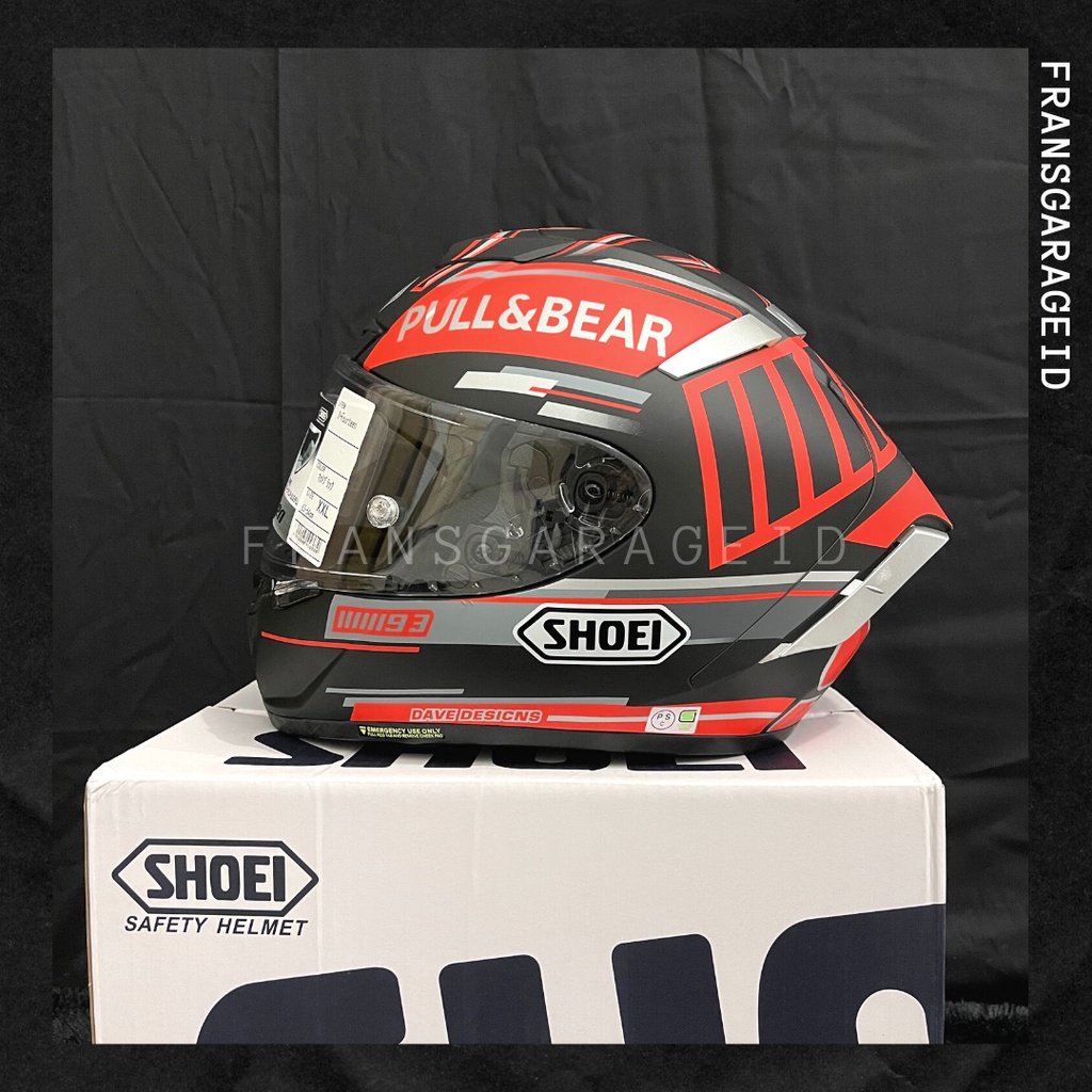 HELM SHOEI X14 BLACK CONCEPT SHOEI XSPIRIT BLACK CONCEPT 1:1 FULL FACE PREMIUM QUALITY