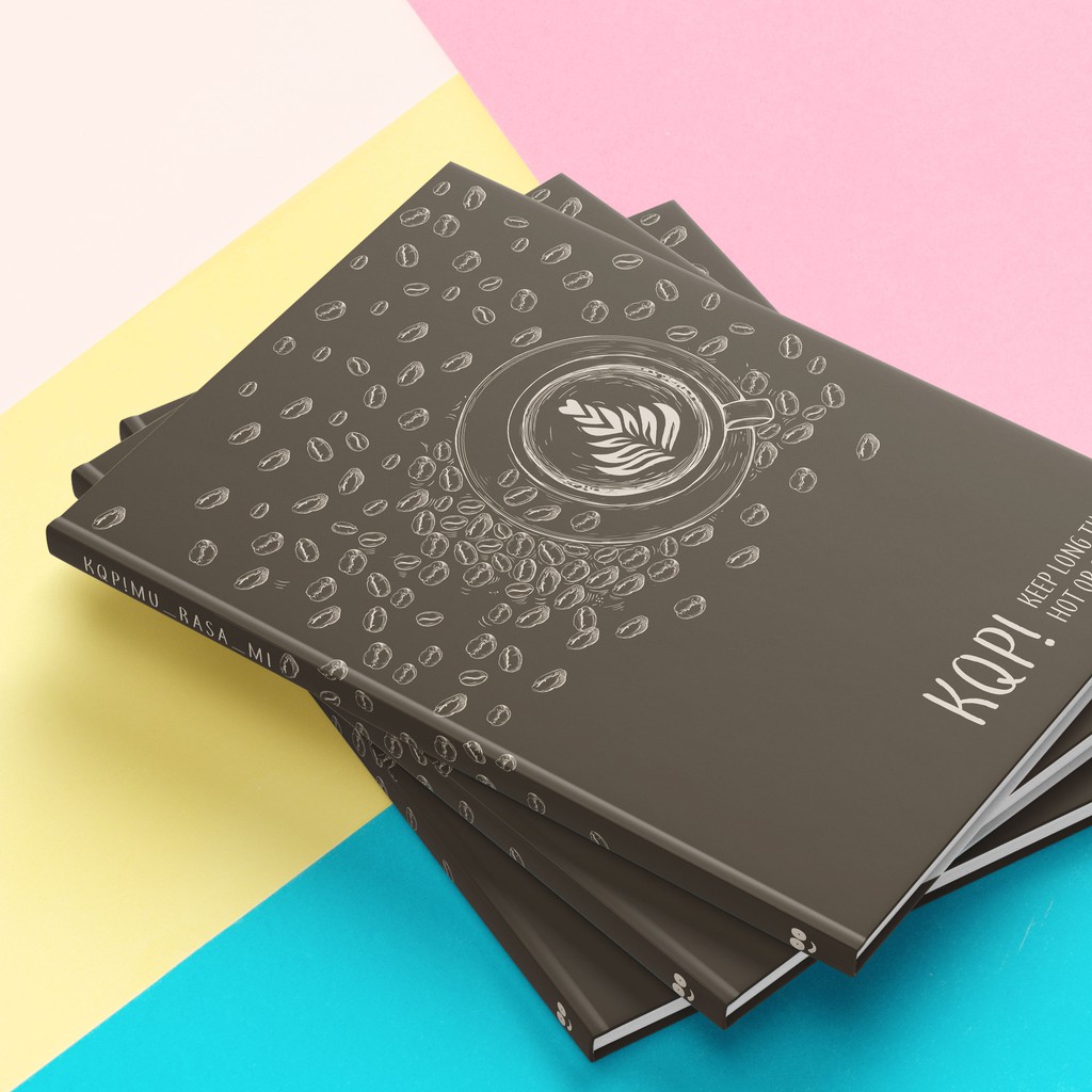 Buku Catatan Custom Notebook Hardcover Ukuran A6 dan A5 / Buku Tulis / Buku Custom / Notebook Custom