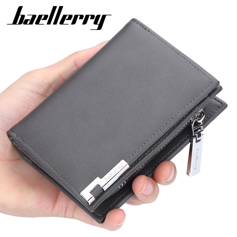 [ ORIGINAL ] BAELLERRY 1102 Dompet Pria Impor Bahan Kulit PU Leather Premium