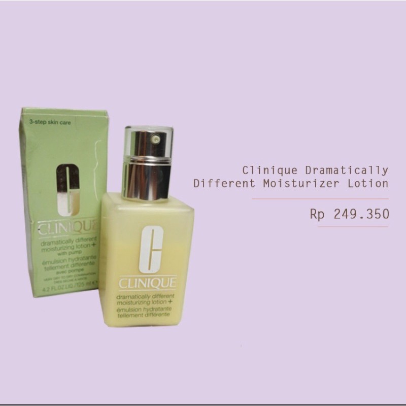 Clinique Dramatically Moisturizer Preloved