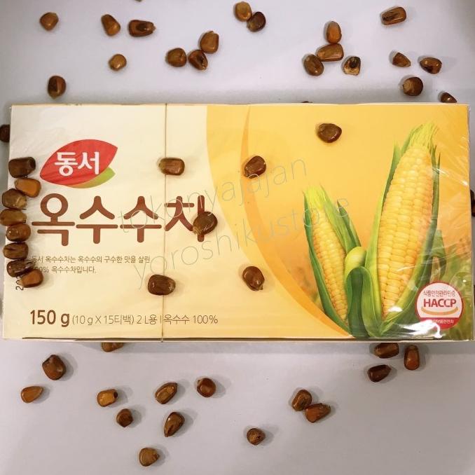 

[ COD ] Dongsuh Corn Tea / Teh Jagung Korea 150G 15 TEA BAG SALE Kode 1431