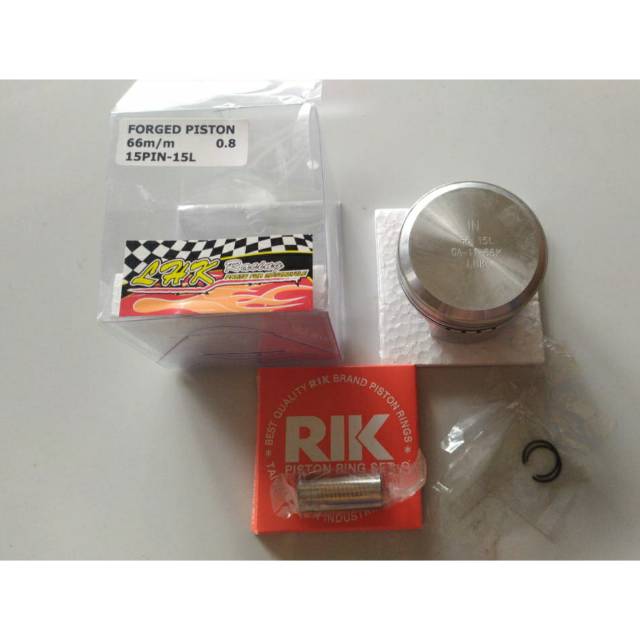 Piston LHK 66 mm pin 15 forged