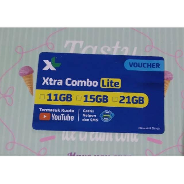 Voucer XL combo lite 11gb/15gb/21gb