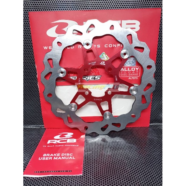Piringan Cakram Depan Floating Jupiter Z Jupiter MX Vega RX King Mio  RCB Ukuran 267mm-Red