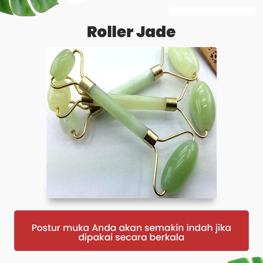 Jade Roller Face Alat Roller Wajah Facial Face Massage