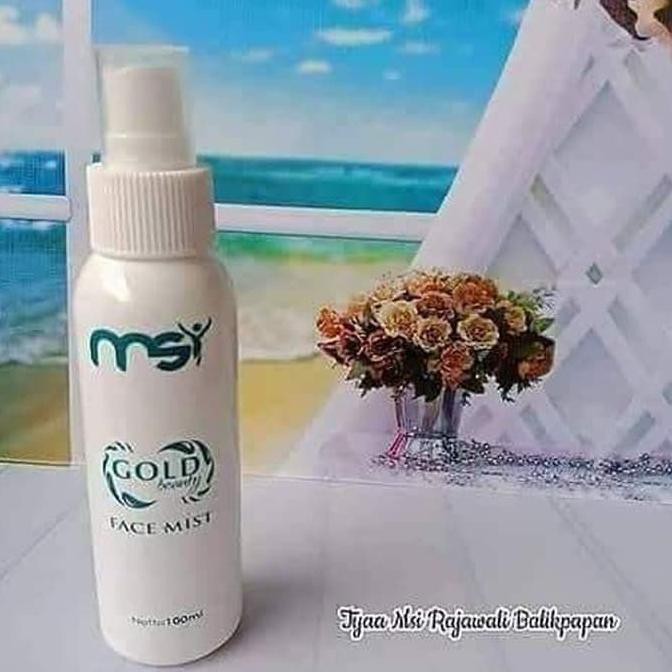Face mist spray gold original produk MSI spray muka kecantikan HEMAT