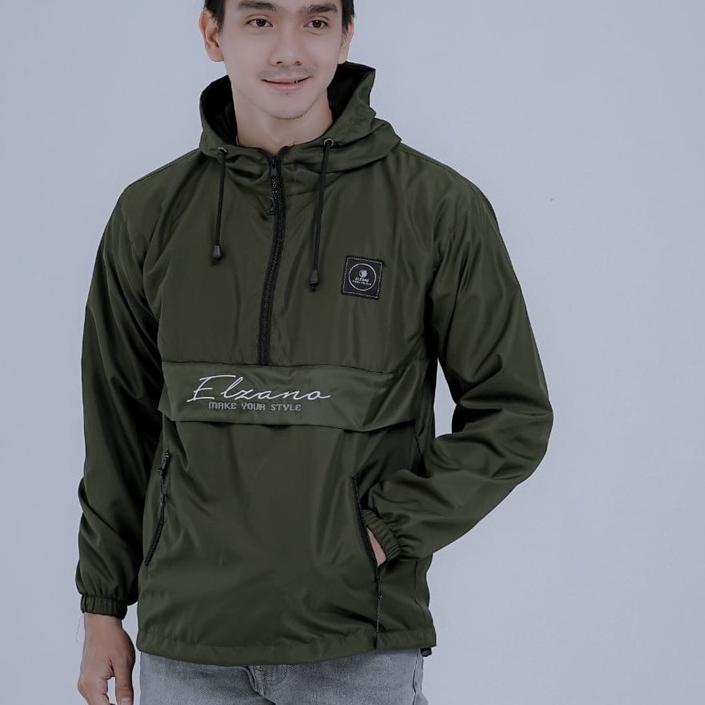 ➴ Mvp - Cougle Man Elzano - Jaket Parasut Pria dan Wanita ✸