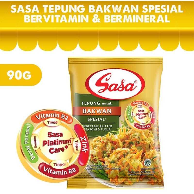 

Sasa Tepung Bakwan Spesial 90gr / Sasa Tepung Bumbu