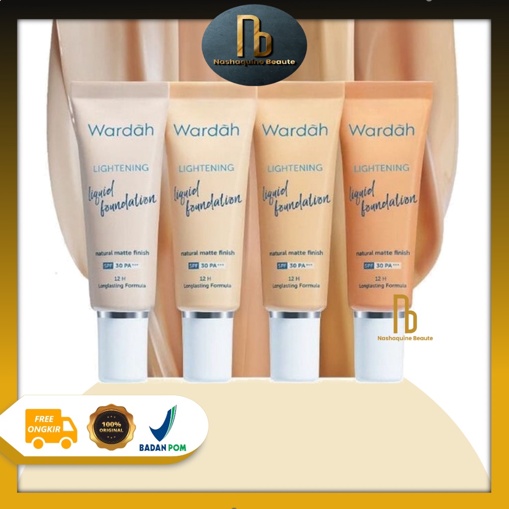 Wardah Lightening Liquid Foundation SPF 30 PA+++ 25ml