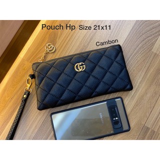 Dompet hp gucci saphire kulit caviar super premium wallet 