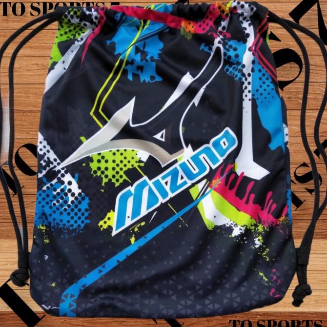 Tas Serut Voli Mizuno, Tas Sepatu Ransel Serut Olahraga Bola Voli 01 Brands