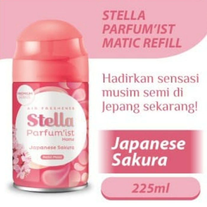 Stella Matic Refill Pengharum Ruangan Parfum'ist Japanese Sakura 225ml