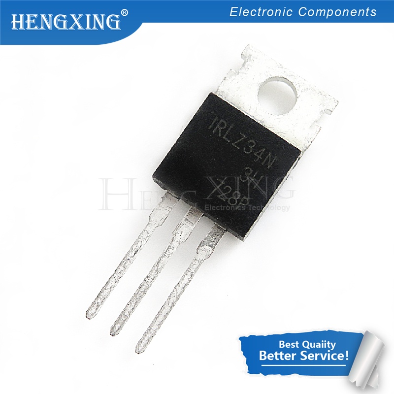 100 Pcs Efek Trioda IRLZ34N IRLZ34 55V 30A TO-220