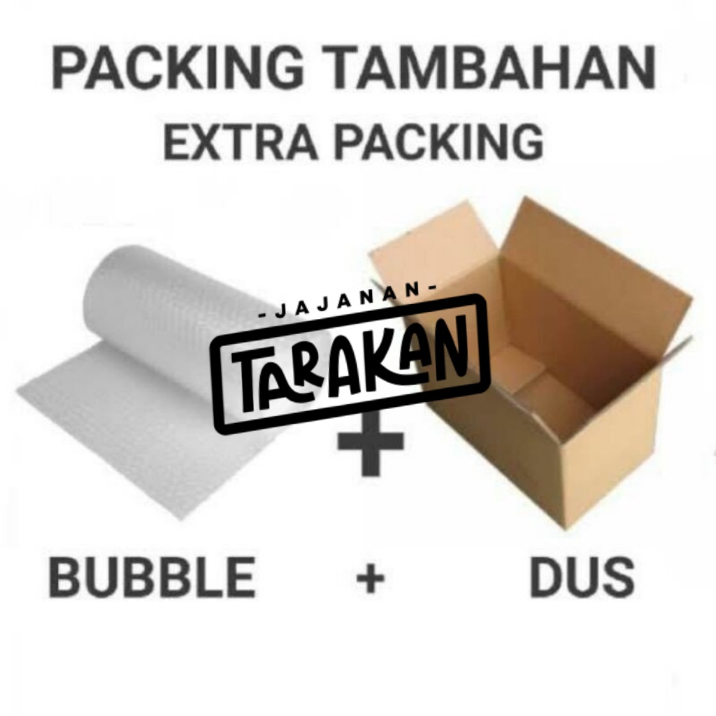 

Packing Tambahan Kardus + Bubble Wrap