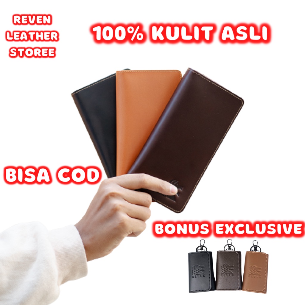 Dompet kulit asli pria dompet pria kulit asli leather wallet men dompet panjang pria dompet pria pan