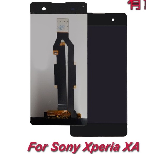 Layar LCD TS Touchscreen Fullset SONY XPERIA XA F3111 F3112 ORI BLACK