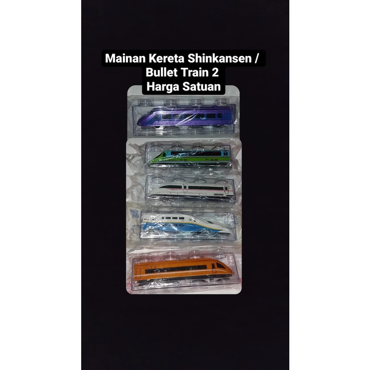 Mainan Kereta Hokben Shinkansen Versi 2 /  Bullet Train 2