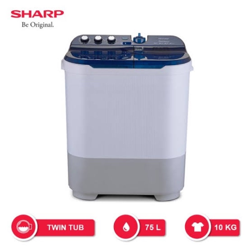 MESIN CUCI SHARP ES T1090 2 Tabung 10 Kg