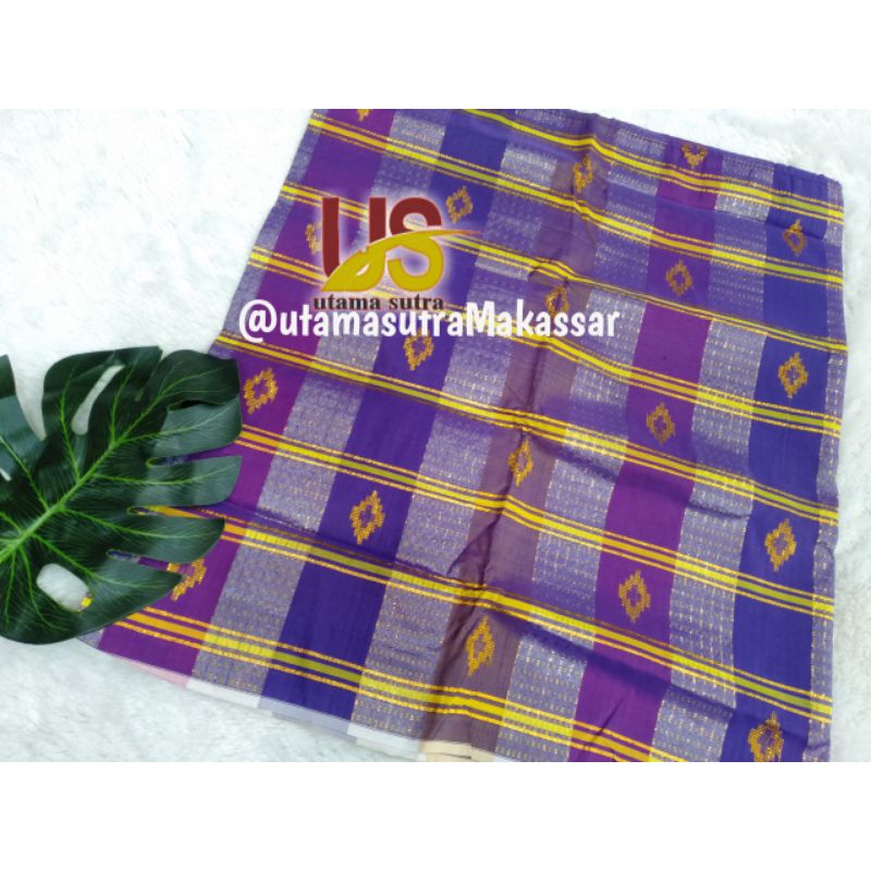 Sarung bugis bahan sutra asli 100% silk
