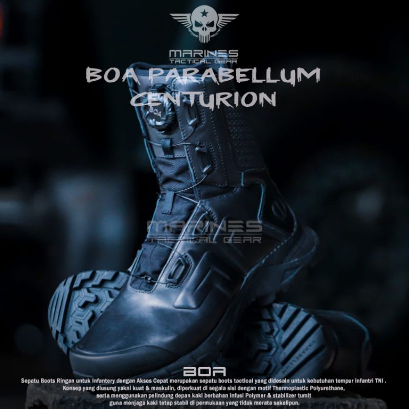 Sepatu PDL Tactical Boots BOA Parabellum Centurion Original