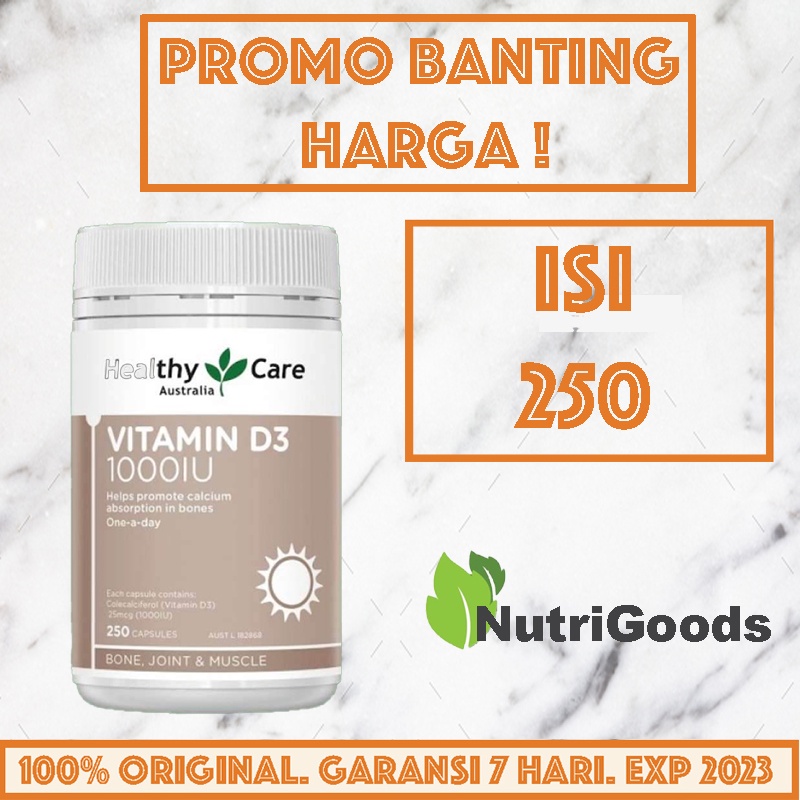 HEALTHY CARE D3 1000IU 250 500