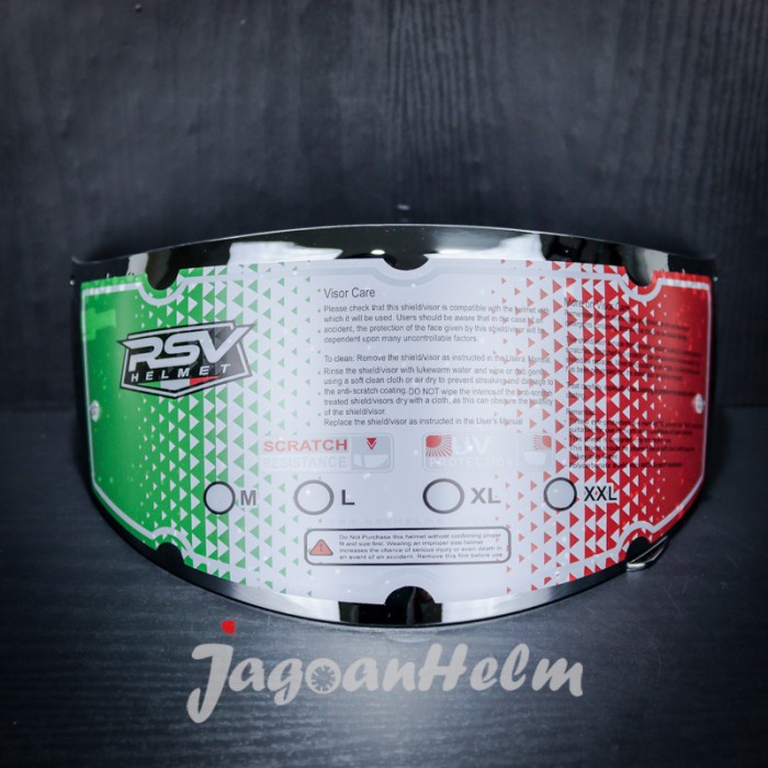 Rsv Visor Helm Ff500 Iridium Silver Kaca Ff 500 Termurah