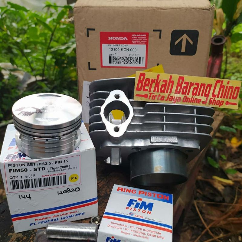 blok boring piston tiger original baru