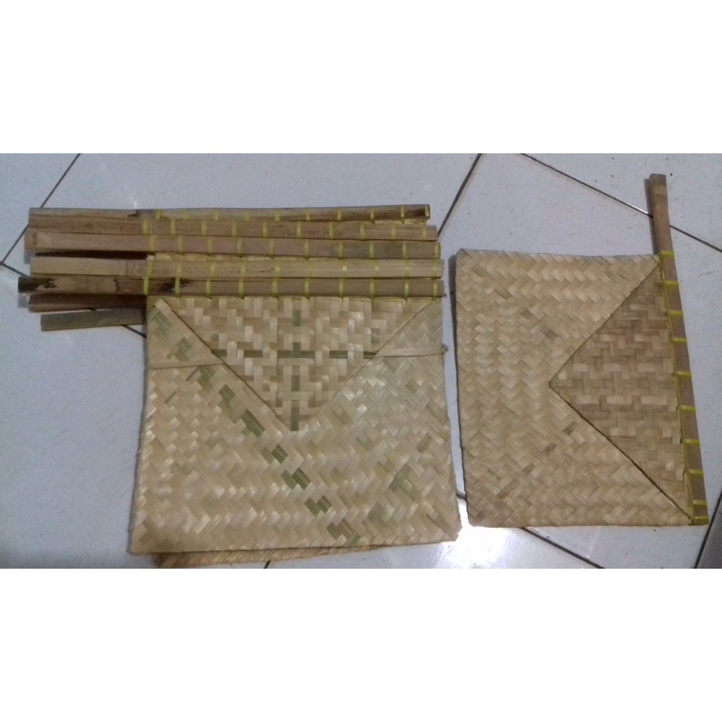 KIPAS ANYAM BAMBU BERANAK | KERAJINAN TANGAN KIPAS BAMBU