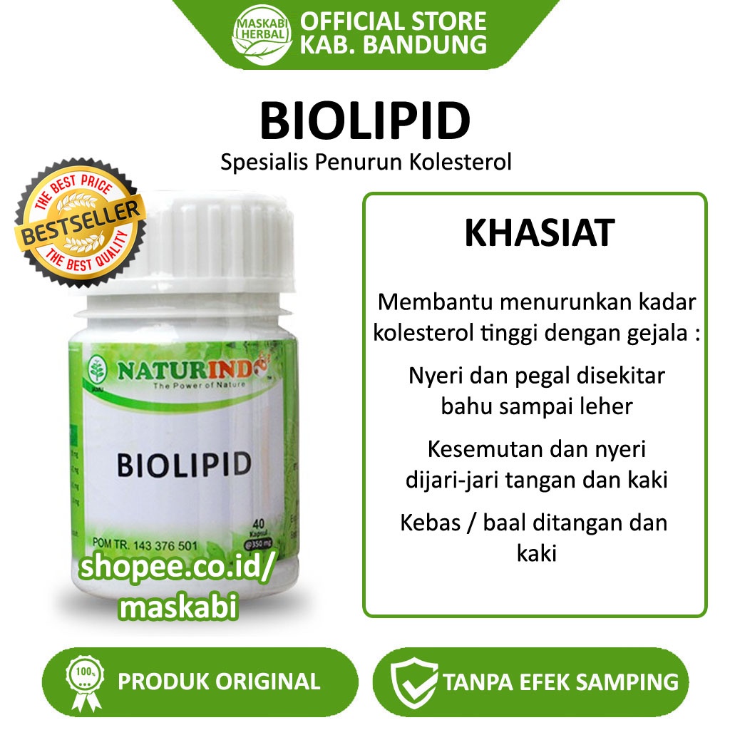 Biolipid Obat Herbal Kolestrol Lemak Darah Tlegeserid Sering Mengantuk Lemah Letih-3