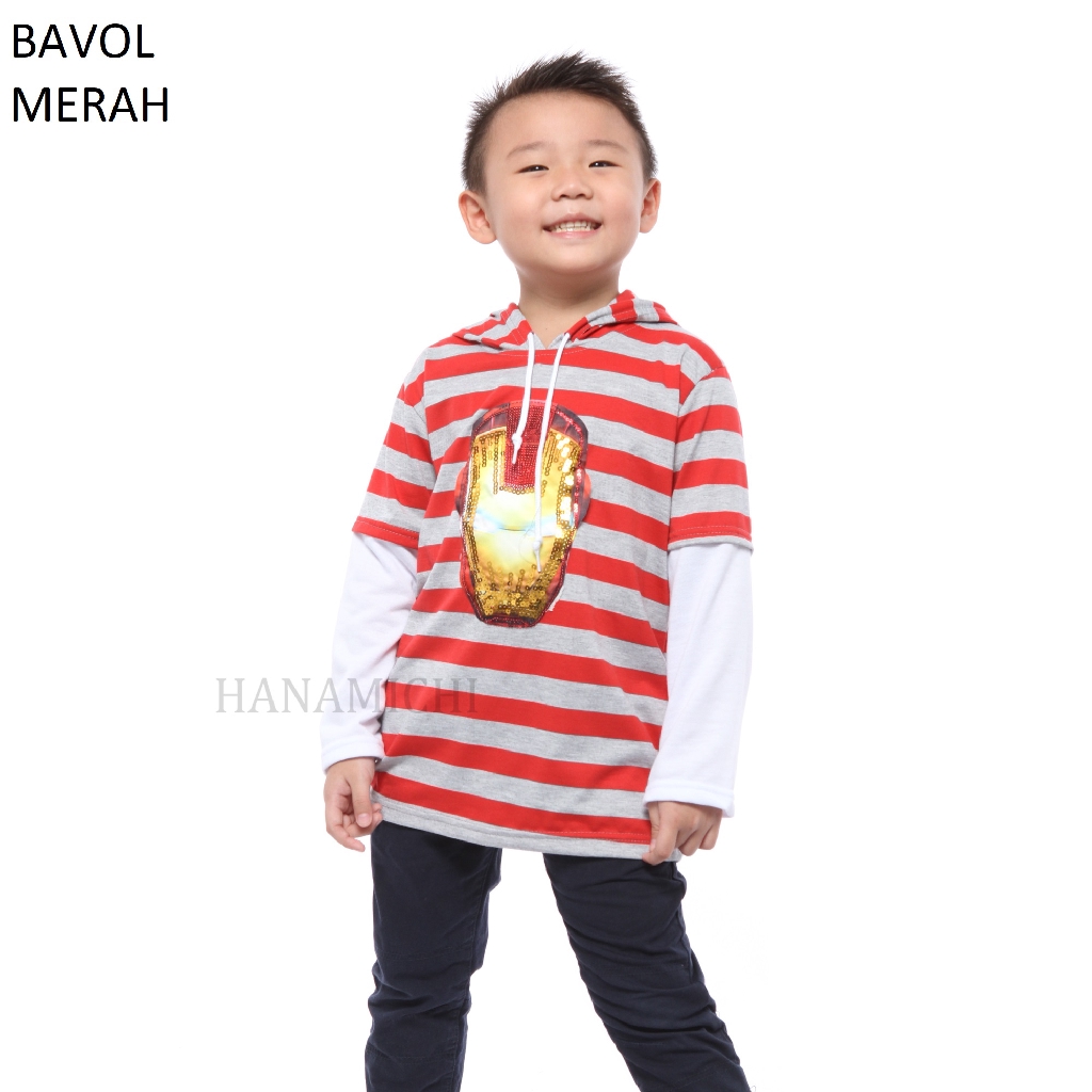 Hanamichi BAVOL Hoodie Anak Lengan Panjang