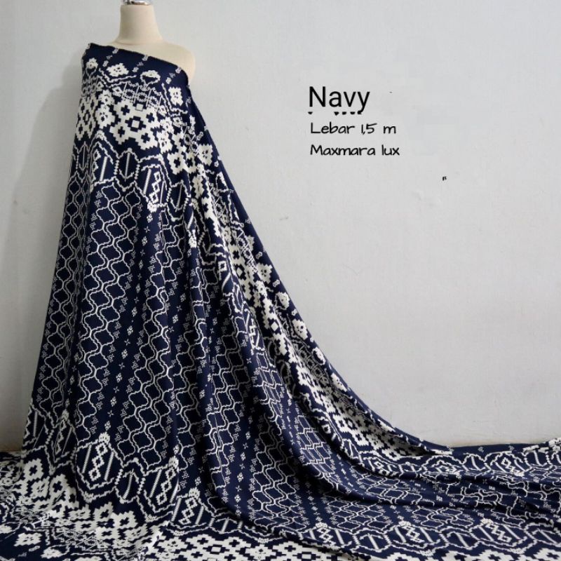 Kain Maxmara Luxury Motif WKEtnic harga setengah meter