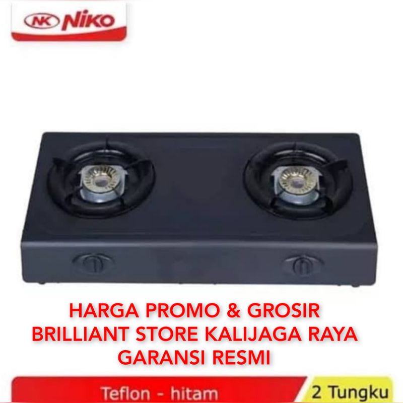 Kompor niko 2 tungku teflon/goshop brilliant store Kalijaga raya