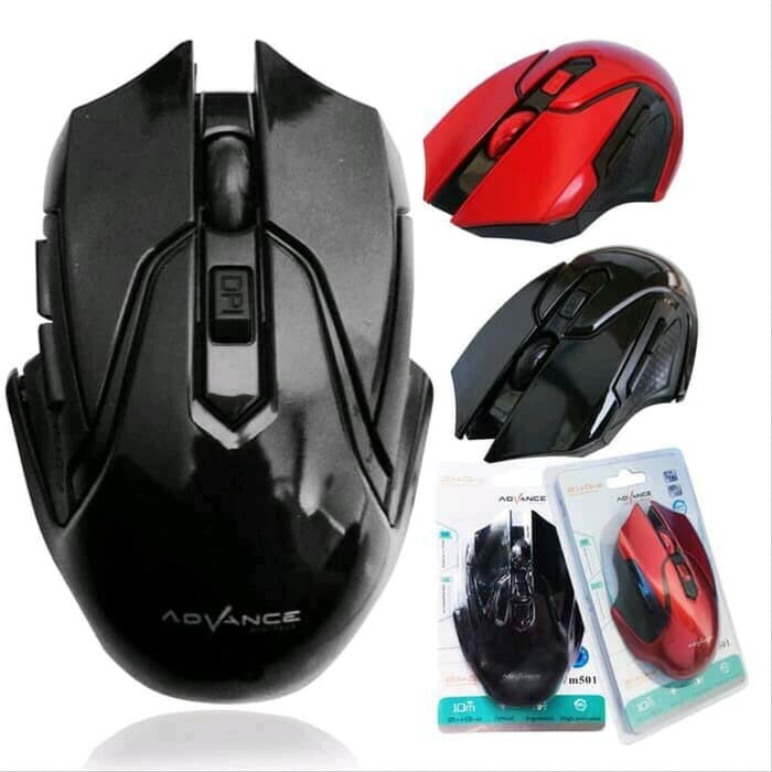 MOUSE GAMING WIRELESS MOUSE WIRELESS ADVANCE WM501 ORIGINAL WM 501