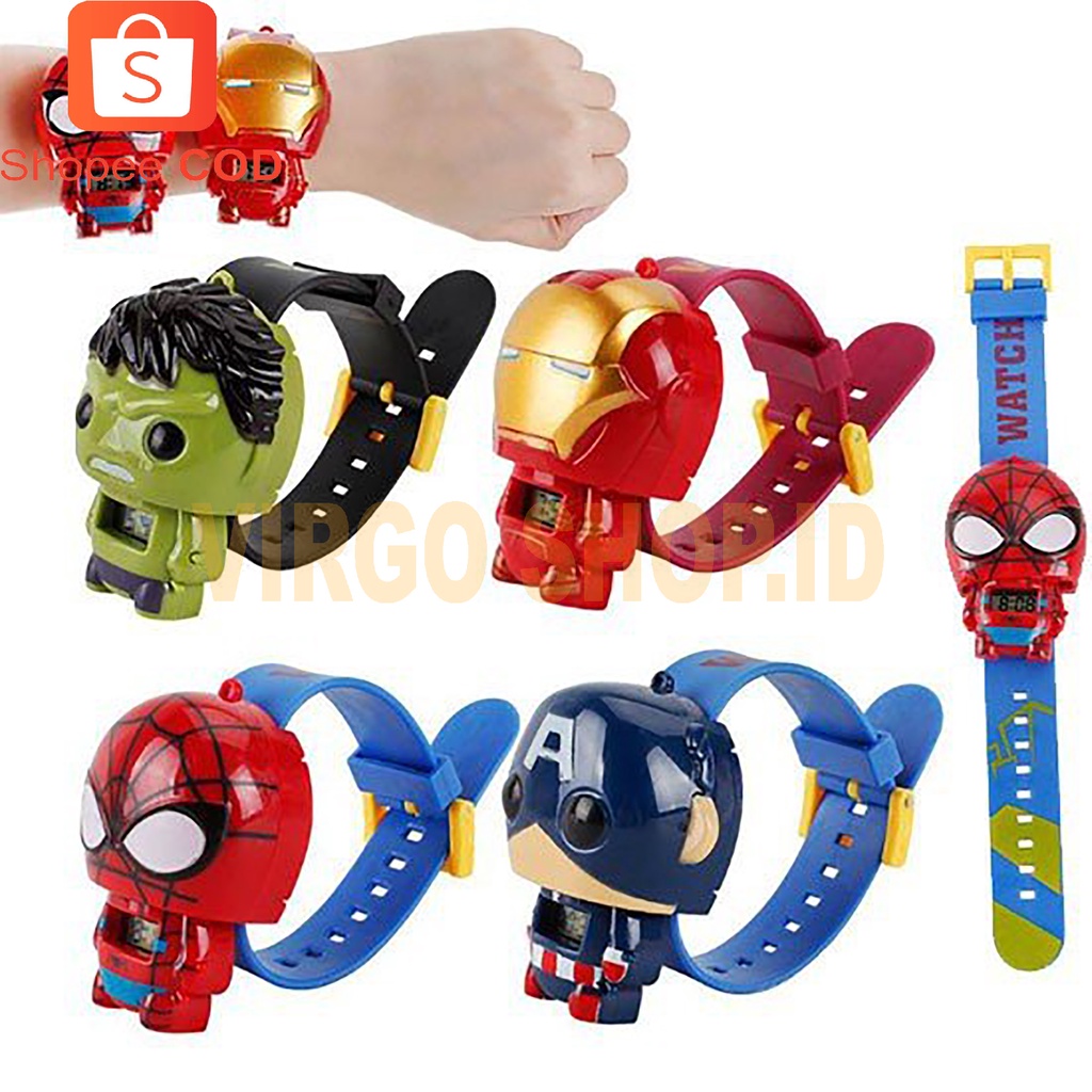 Dennos JC-03 Jam Tangan Anak Karakter Robot Superhero / Jam / Jam Tangan / Jam Tangan Anak Karakter /Jam Anak / Jam Anak Anak / Jam Robot / Jam Tangan Robot / Jam Tangan Anak Karakter Cowok / Jam Karakter