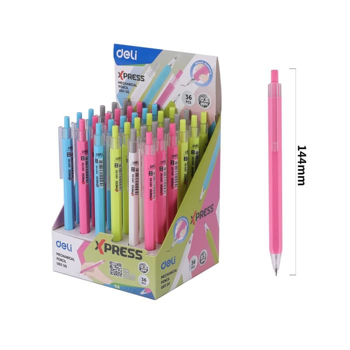 

Promo Deli EU61100 Mechanical Pencil 0.5mm / Pensil Mekanik 0.5mm Keren